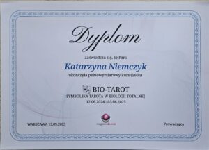 Jing BIO-TAROT Katarzyna Niemczyk Slask